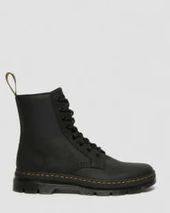 Combs Leather Casual Boots in Black