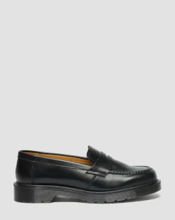 Delapre Penny Loafers in Black