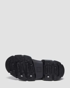 DMXL 8-eye leather boots in Black