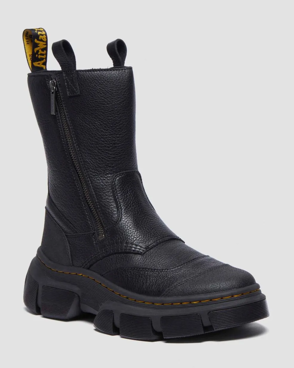 DMXL Rigger leather boots in Black