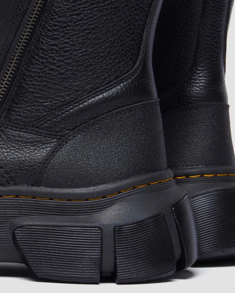 DMXL Rigger leather boots in Black