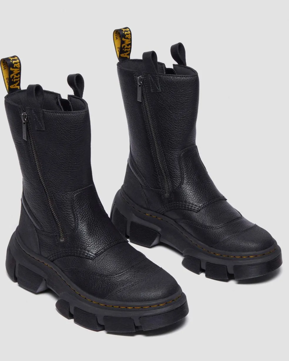 DMXL Rigger leather boots in Black