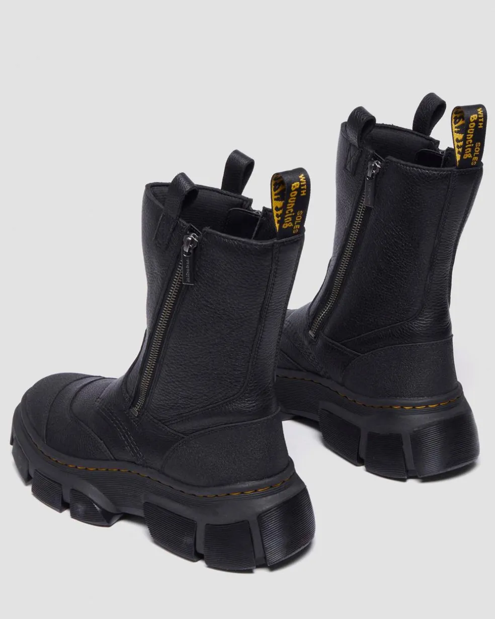 DMXL Rigger leather boots in Black
