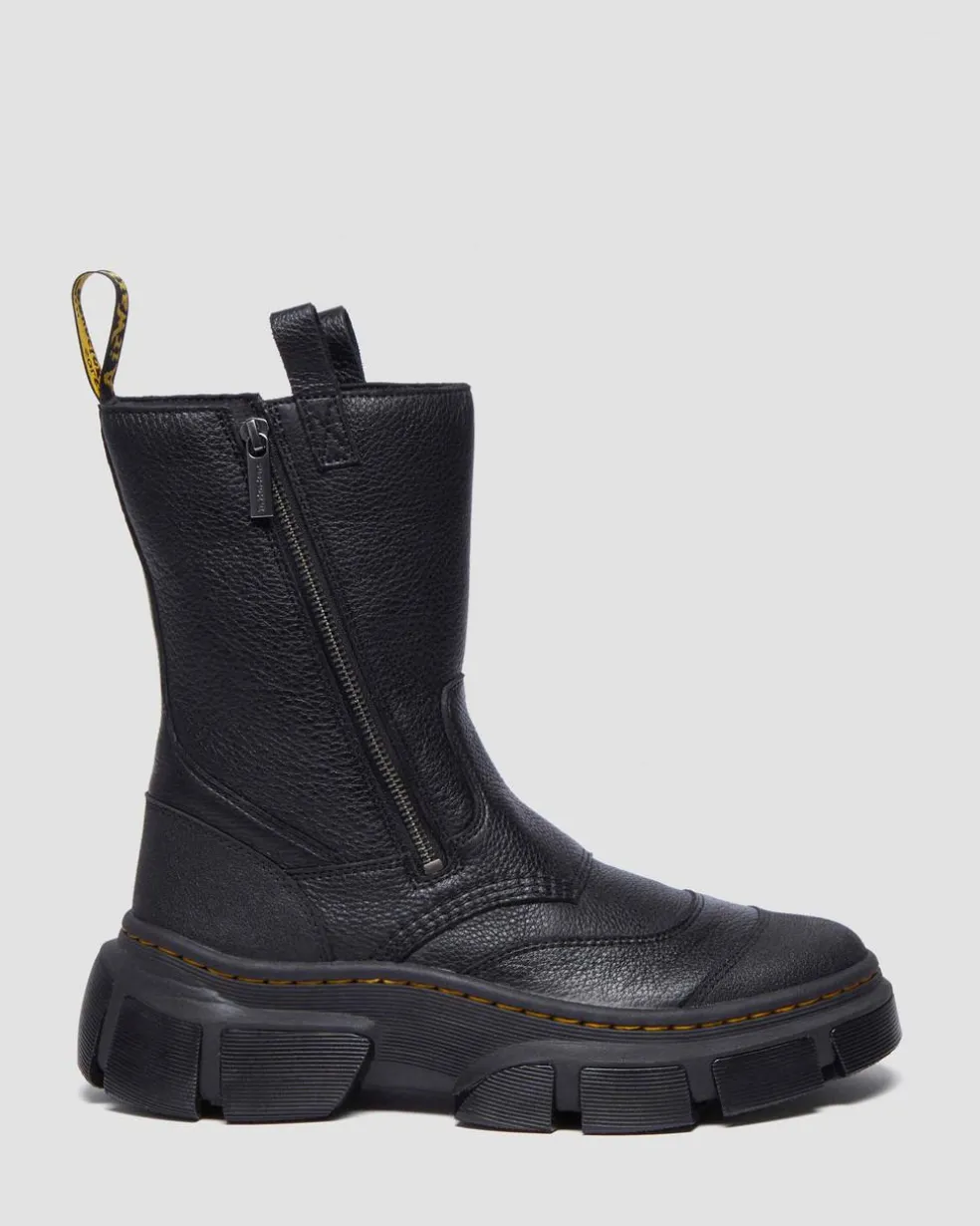 DMXL Rigger leather boots in Black