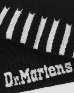 Double Doc Cotton Blend Socks in Black