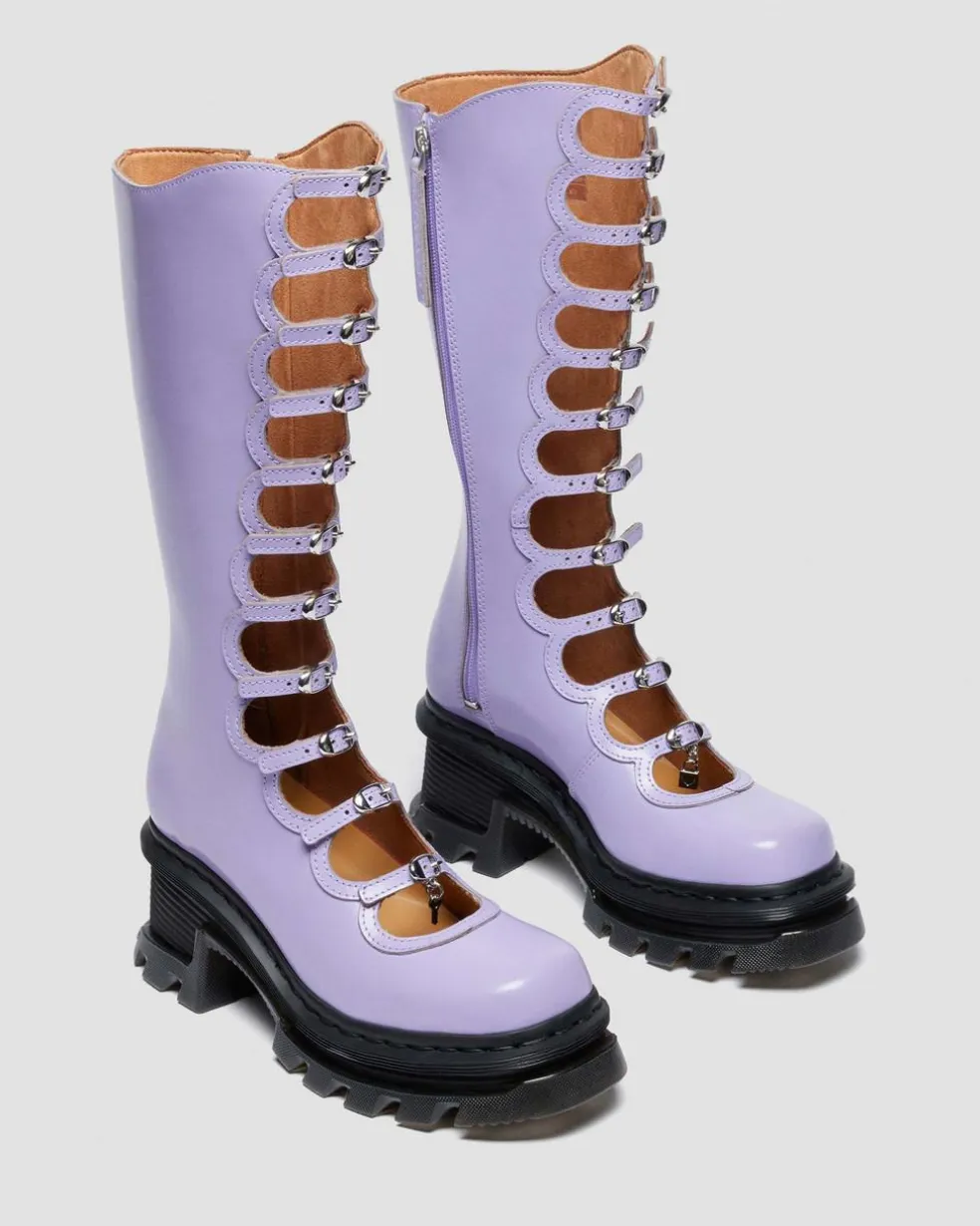 Dr. Martens x Marc Jacobs Kiki Boots in Bright Lavender