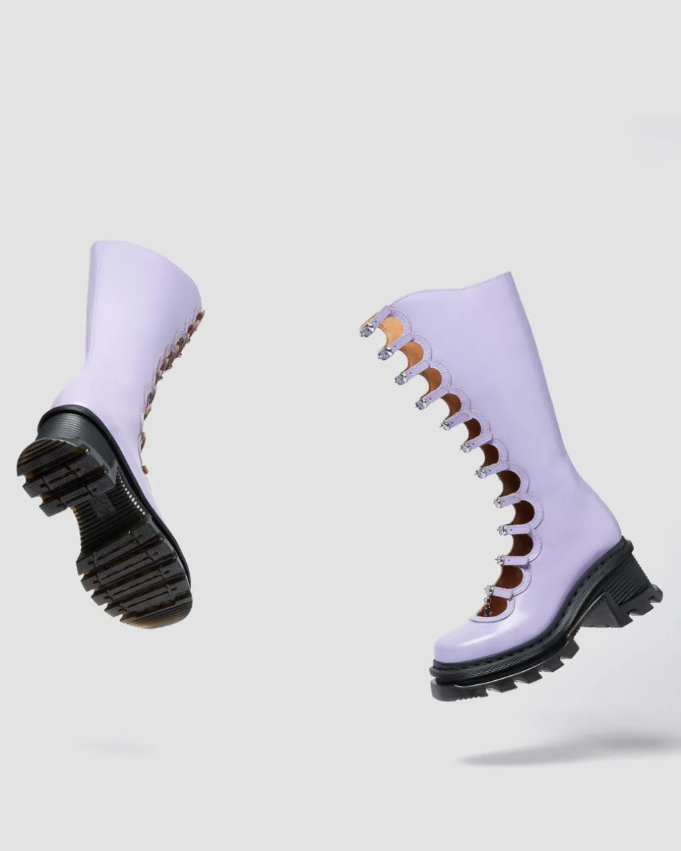 Dr. Martens x Marc Jacobs Kiki Boots in Bright Lavender