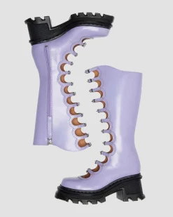 Dr. Martens x Marc Jacobs Kiki Boots in Bright Lavender