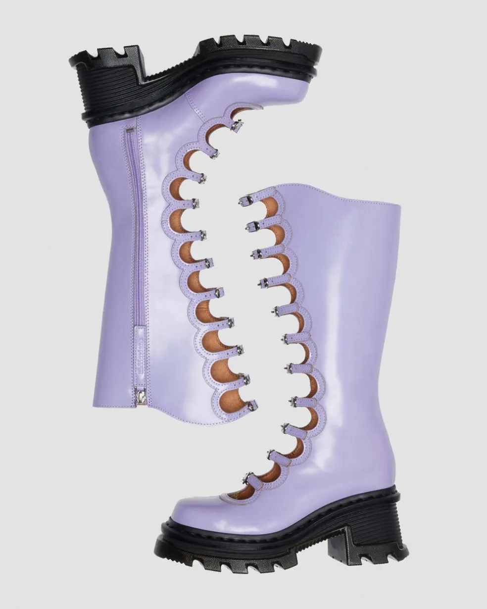 Dr. Martens x Marc Jacobs Kiki Boots in Bright Lavender