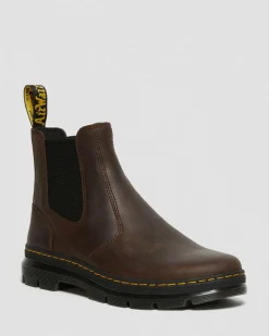 Embury Crazy Horse Leather Casual Boots in Brown
