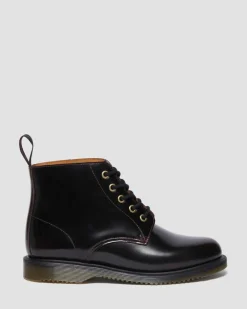 Emmeline Arcadia Lace Up Boots in Cherry Red Arcadia