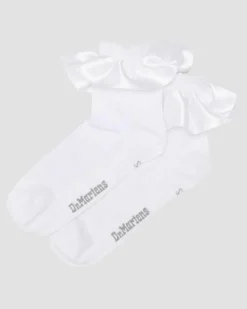 Frill Organic Cotton Blend Socks in White