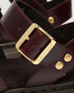 Gryphon Atlas Leather Gladiator Sandals in Charro