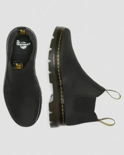 Hardie II Leather Chelsea Work Boots in Black