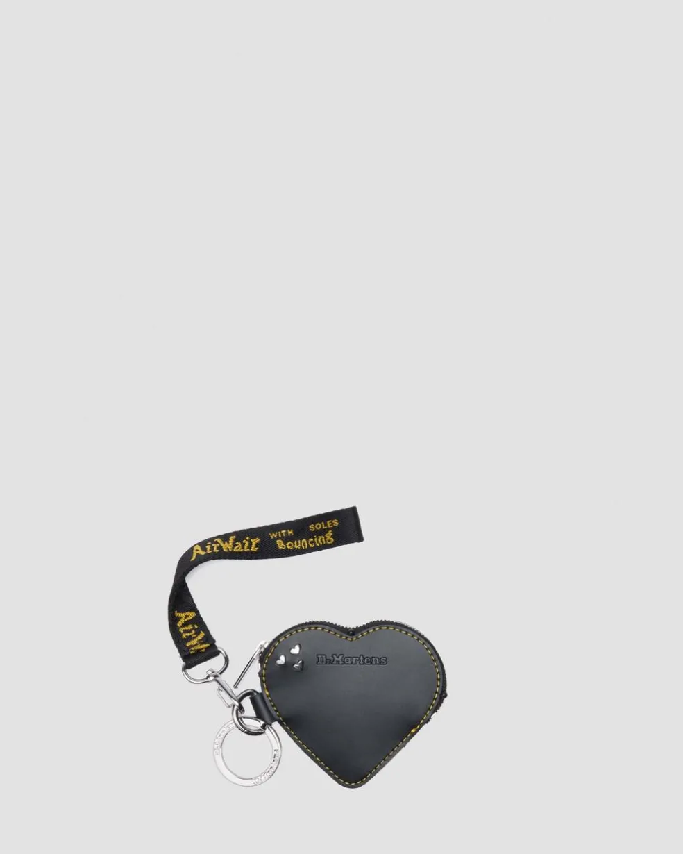 HEART PURSE in Black