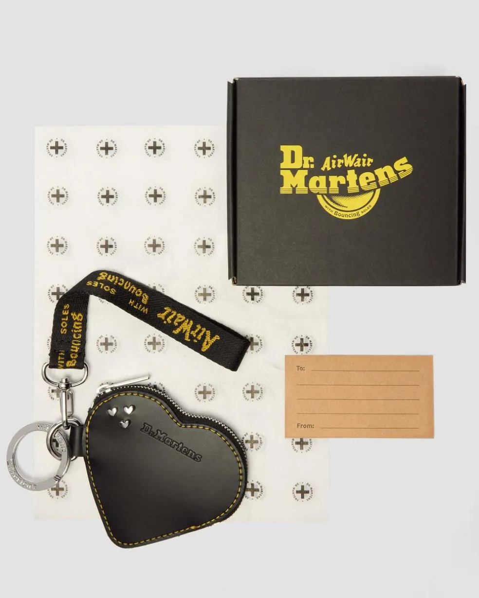 HEART PURSE in Black