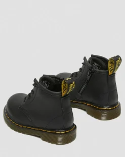 Infant 1460 Softy T Leather Lace Up Boots in Black
