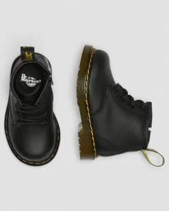 Infant 1460 Softy T Leather Lace Up Boots in Black