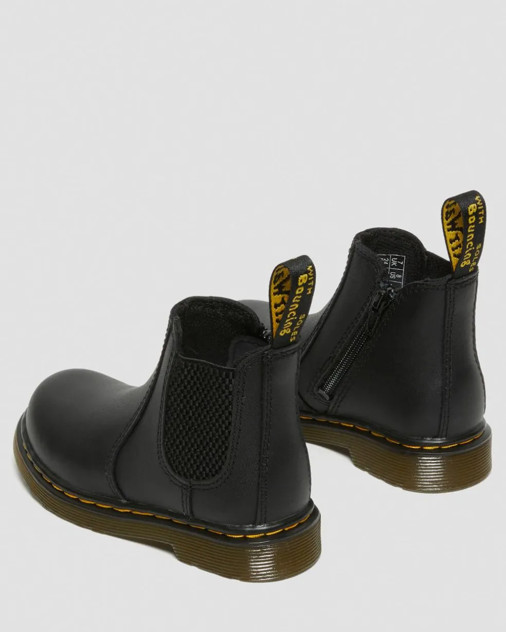 Infant/Toddler 2976 Softy T Leather Chelsea Boots in Black