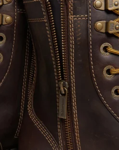 Jadon Boot Arc Crazy Horse Platforms in Brown