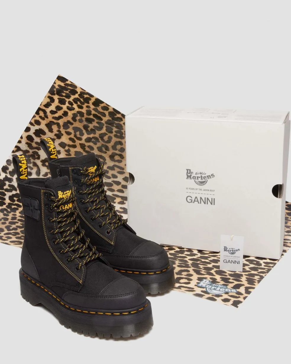 Jadon Boot Ganni Extra Tough Platforms in Black