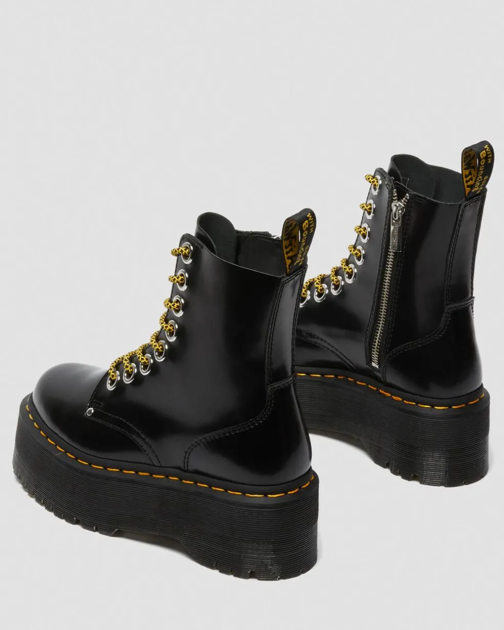 Jadon Max Boot Women's Platforms in Black Buttero