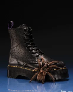 Jadon Wednesday Platform Boots in Black