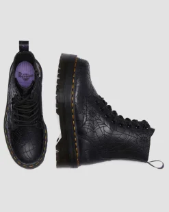 Jadon Wednesday Platform Boots in Black