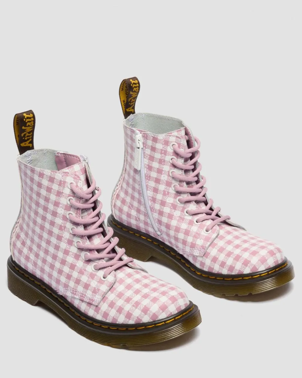Junior 1460 Gingham Leather Boots