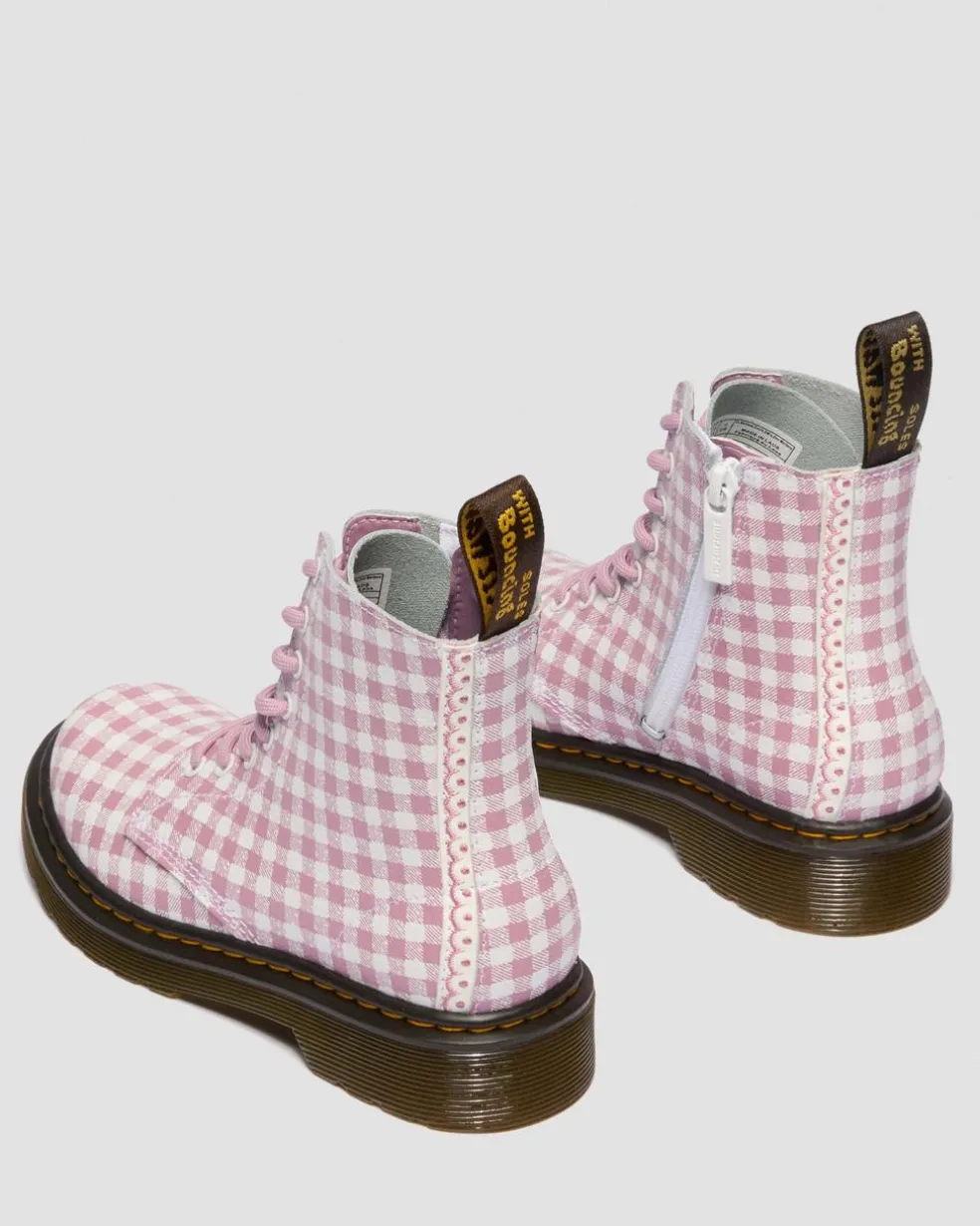 Junior 1460 Gingham Leather Boots