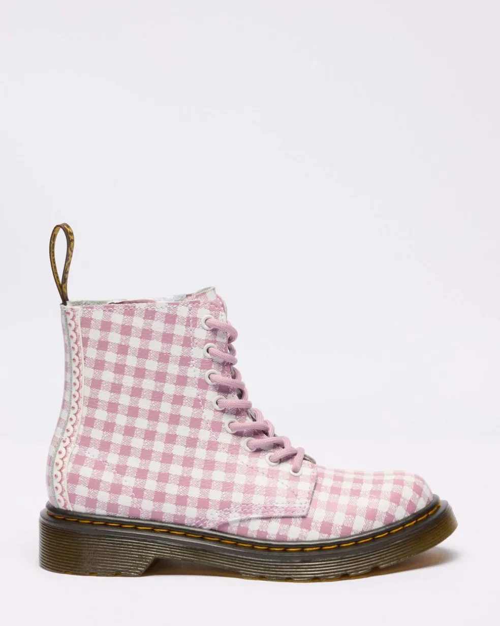 Junior 1460 Gingham Leather Boots