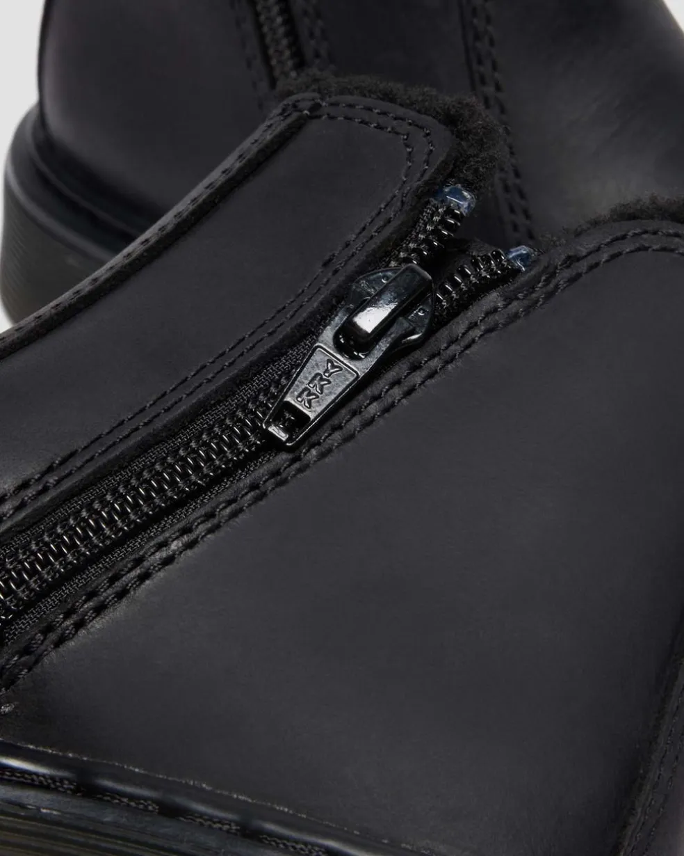 Junior 2976 Leonore Faux Fur Lined Chelsea Boots in Black
