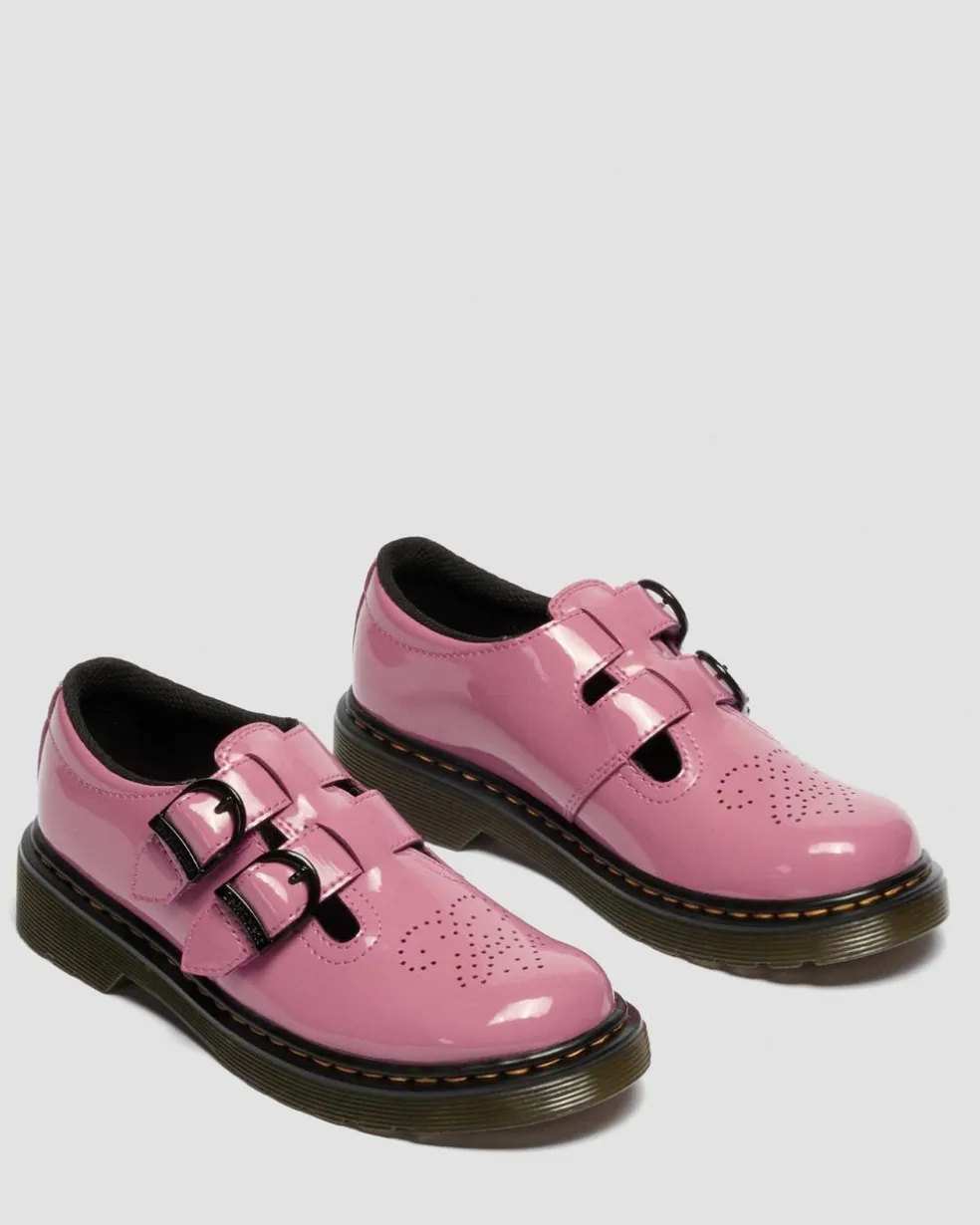Junior 8065 Mary Jane Patent Lamper Shoes in Dms Pink