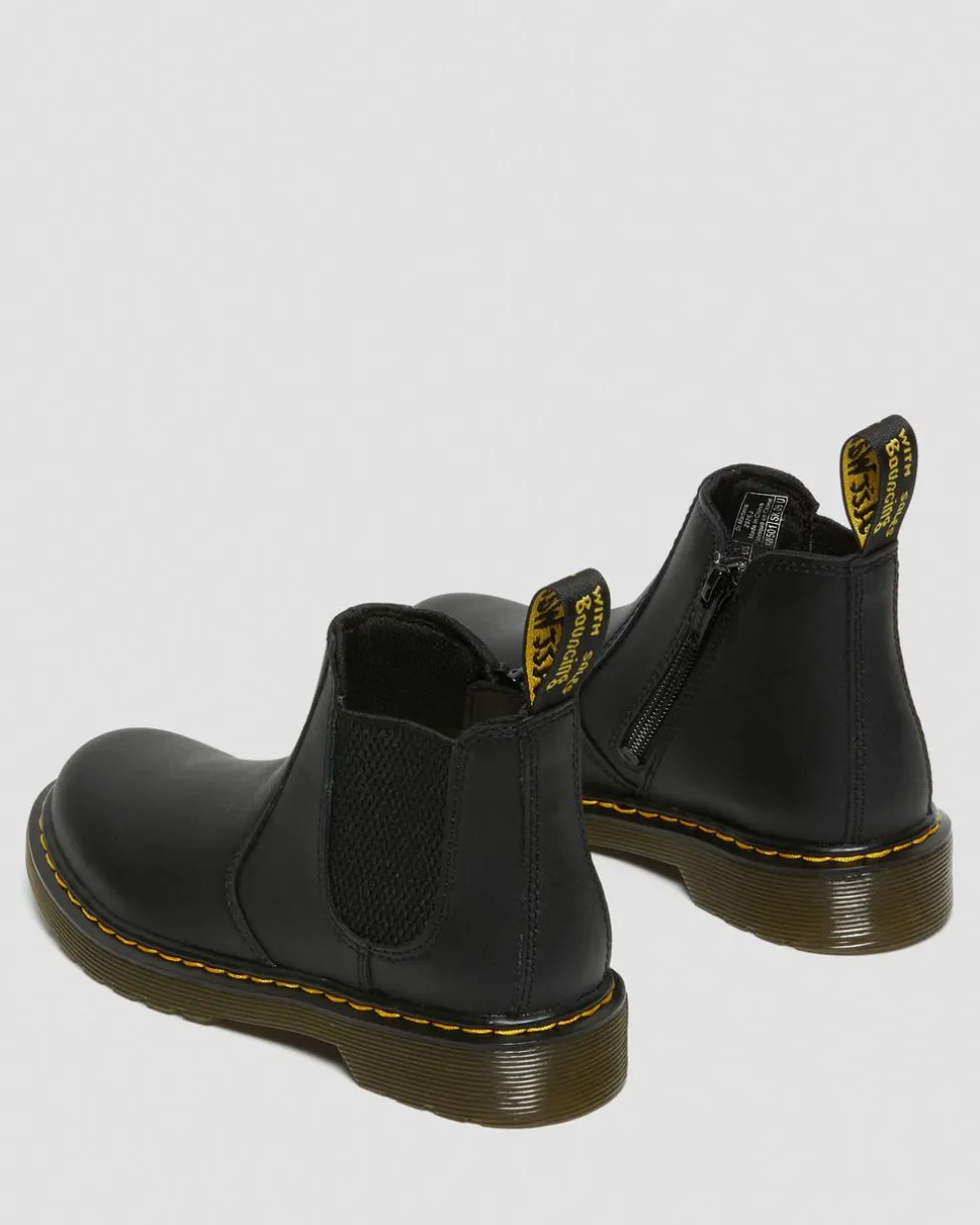 Junior 2976 Softy T Leather Chelsea Boots in Black
