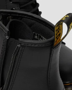 Junior 1460 Softy T Leather Lace Up Boots in Black