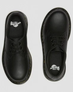 Junior 1461 Softy T Leather Shoes in Black