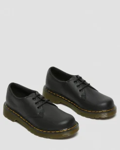 Junior 1461 Softy T Leather Shoes in Black