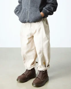 Junior 1460 Tumbled Nubuck Boots in Dark Brown