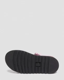 Junior Klaire Athena Leather Strap Sandals in Pale Pink