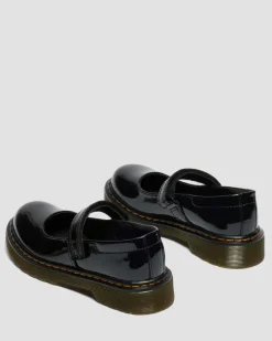 Junior Maccy Patent Leather Mary Jane Shoes in Black