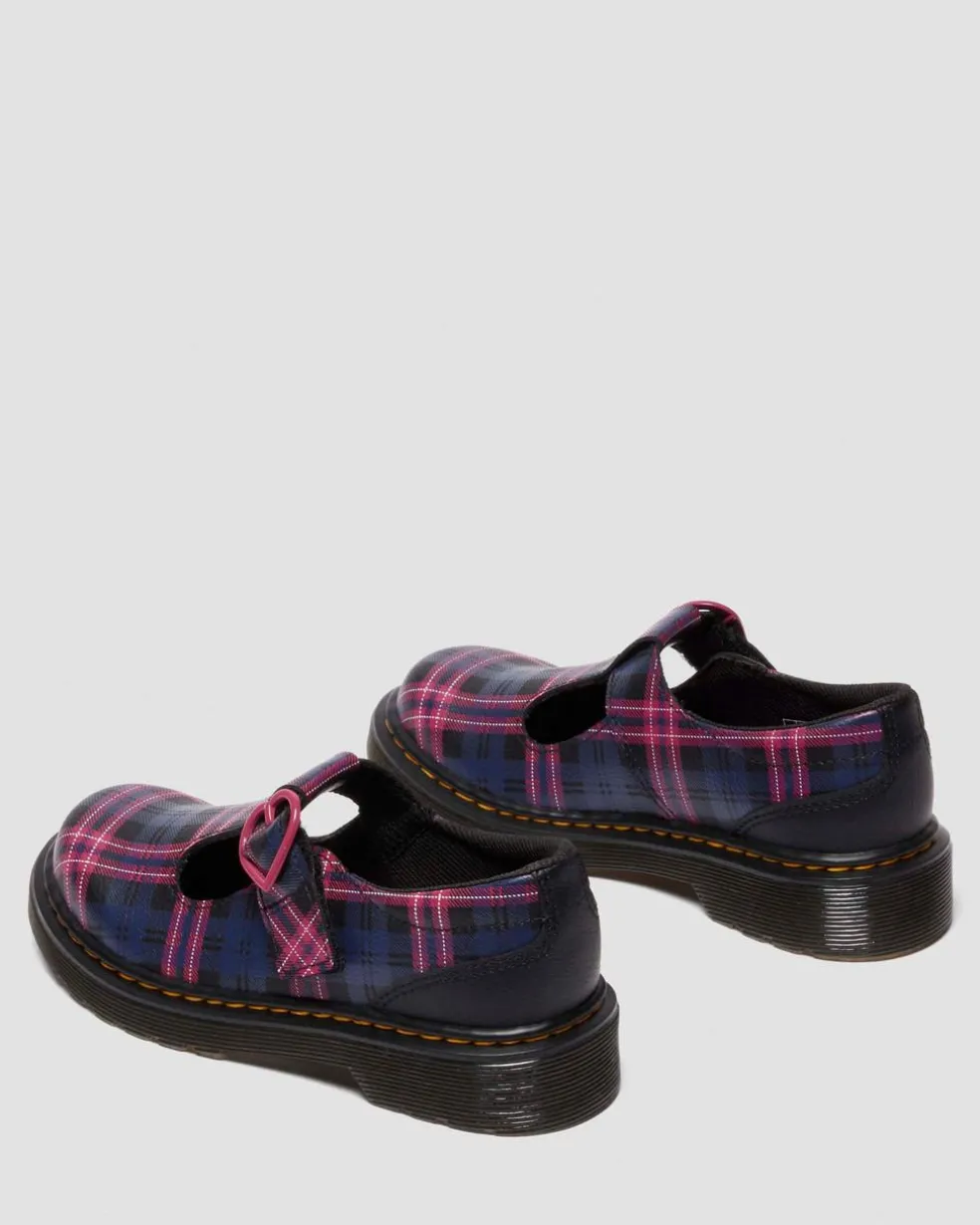 JUNIOR POLLEY II PINK TARTAN MARY JANE SHOES