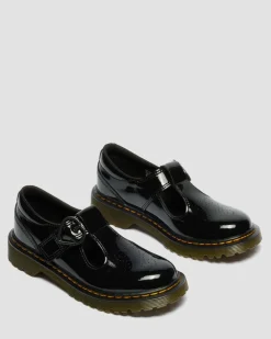 Junior Polly II Heart Patent Leather Shoes