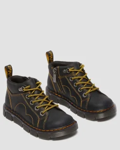 Junior Raffe Church Wyoming leather boots in Black