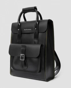 Kiev Leather Backpack in Black