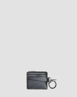 Kiev Leather Cardholder in Black