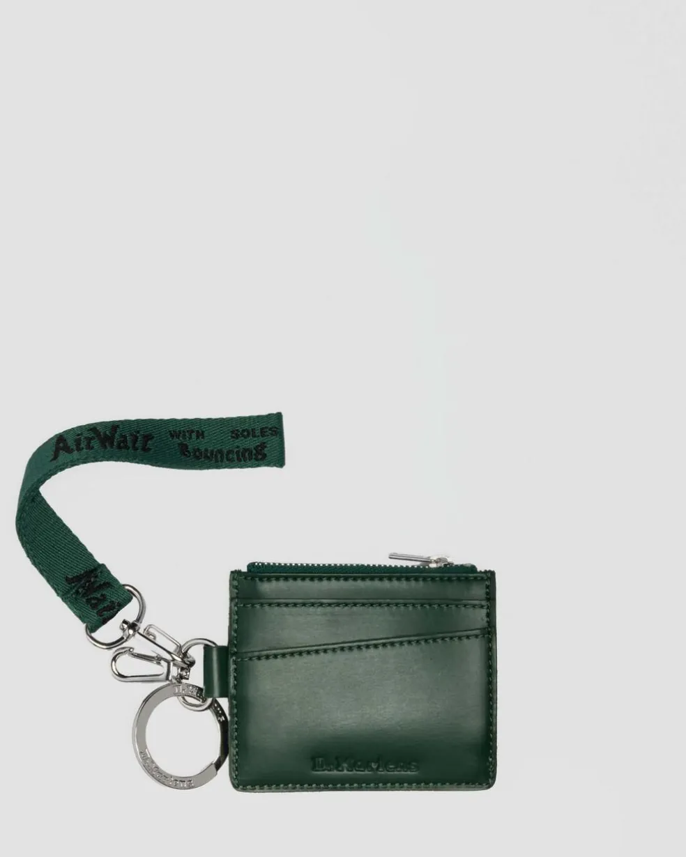Kiev Leather Cardholder in Dms Green