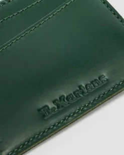 Kiev Leather Cardholder in Dms Green