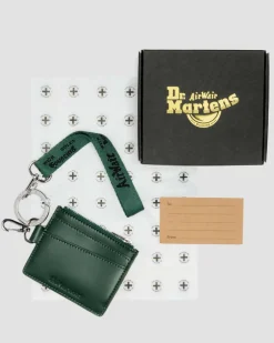 Kiev Leather Cardholder in Dms Green