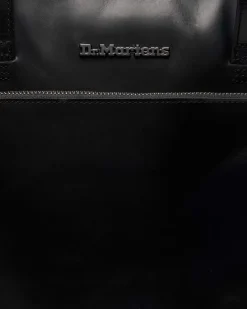 LEATHER TOTE BAG in Black