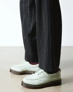 Lowell Buttersoft leather moc toe shoes in Sage Green